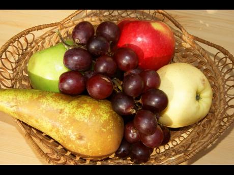 Apples, grapes and pears are not grown in Jamaica.