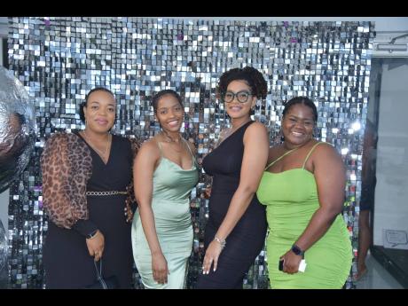 Friends (from left) Shadae Whyte, Ellissa-Jade Campbell, Jhané Allen and Camille Morgan were excited to see what A Taste of Art: The Exhibition had to offer.