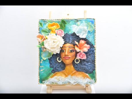 Cake designer, Sashanna Williams, of Lola’s Desserts chose to portray a ‘Lady in Bloom’ for her piece.