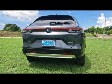 Honda HRV rear view.