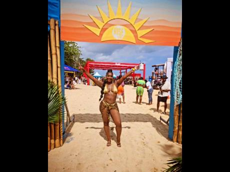 Showing off her ‘new body’, Lecia-Gaye Taylor was living her best life at the recent Rise Up fête in Ocho Rios, Jamaica.