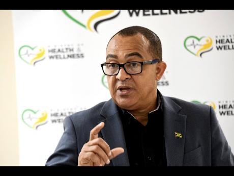 Health and Wellness minister Christopher Tufton.