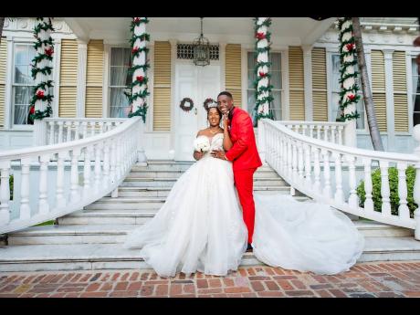 Georgette and her husband Jonoy tied the knot with open hearts and hands just three days before Christmas last year.
