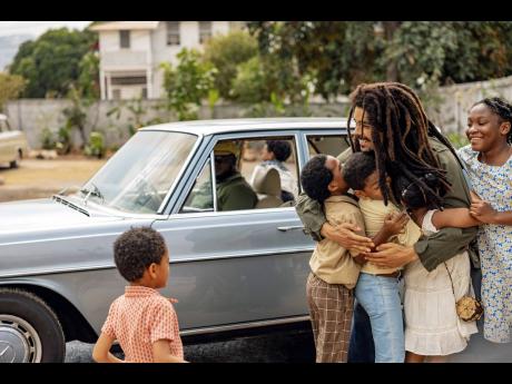 
This image released by Paramount Pictures shows Kingsley Ben-Adir in “Bob Marley: One Love.” 