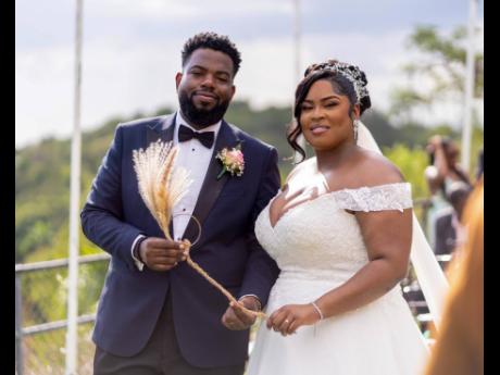 The unity ceremony was a wedding day highlight for the groom. The three chords symbolised him, his bride, and God. As his bride tightened the knot, it signified the strengthening of their marriage with God at its core.