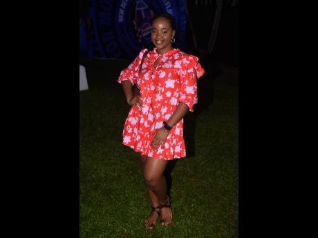 Left: A shirt dress is one of the most versatile pieces in a woman’s closet and Gianna Williams’ flouncy patterned dress does not disappoint. The brand partnerships coordinator at EFFIT Limited tied it all together with leather sandals.