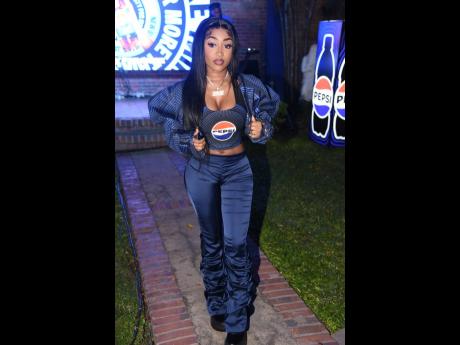 The woman of the evening, Stalk Ashley, dressed in shades of Pepsi blues, was unveiled as the brand’s hot, new ambassador.