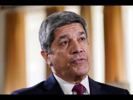 FILE: Cuban Deputy Foreign Minister Carlos Fernández de Cossio is interviewed by The Associated Press on Friday, April 22, 2022, in Washington. 