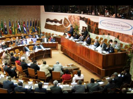 The 2004 launch of the CARIFORUM/EU Economic Partnership Agreement (EPA) negotiations in Kingston Jamaica.