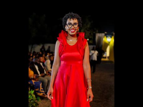 Kristia Franklin, Prime Minister National Youth Awardee for Excellence in the category of new media, did not disappoint in Tony Krash Apparel.