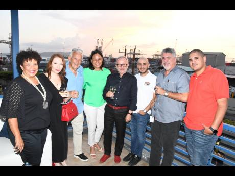 President of the Shipping Association of Jamaica Corah Ann Robertson-Sylvester (left) hosted a Members’ Mingle as part of the association’s 85th anniversary celebrations.