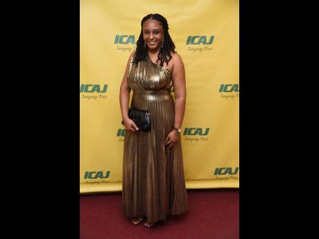 Felleshia Francis, senior accounting analyst at GraceKennedy Ltd, added a touch of gold to the event.