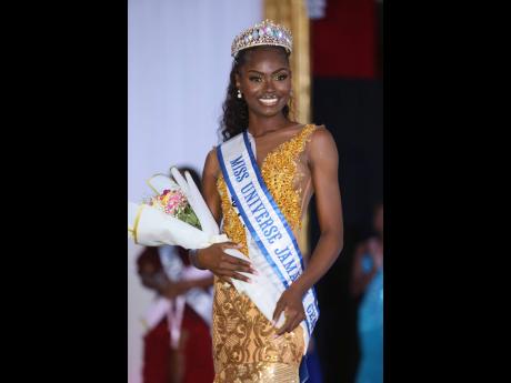 Newly-crowned Miss Universe Jamaica Central, Deidrian Downer.