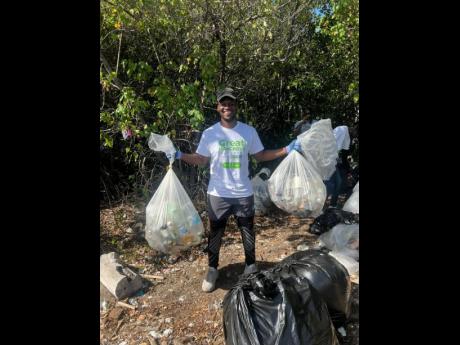 Dutty Berry was among the participants at the recent Great Mangrove Clean-up event.