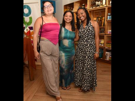 Cayman doctors (from left) Lucille Williams, Rochelle Ogilvie and Janell Taylor enjoy a night out.