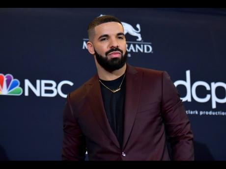 Drake poses at the Billboard Music Awards in Las Vegas in 2019. 
