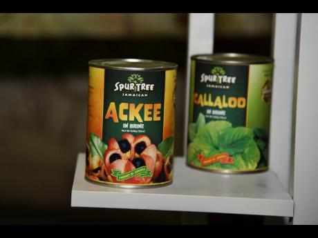 Two peas in a pod, the tinned ackee in brine and callaloo in brine, are doing exceptionally well on the international market. 