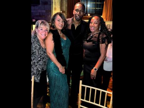 From left: Business Development Manager-Couples Resorts, Ann Andreas; District Sales Manager-JTB, Victoria Harper; actor, Leon; and Top 50 Jamaica Travel Specialist, DeAna Haywood.