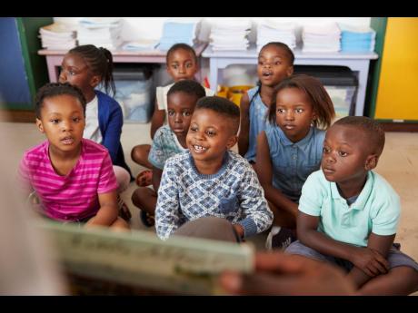 Representational image of children in a classroom. 