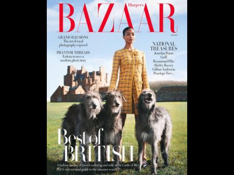 The cover of the June issue of Harper’s Bazaar UK featuring supermodel Jourdan Dunn.