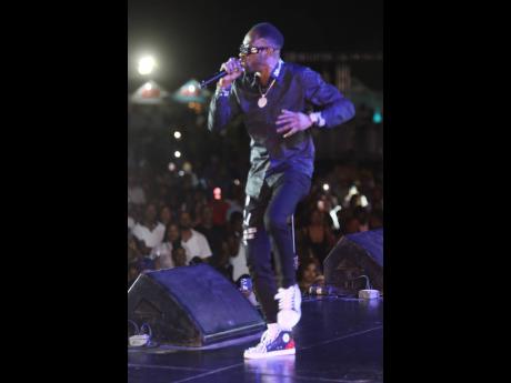 Bounty Killer performing at Sashi Live at Grizzly’s Plantation Cove, St Ann.