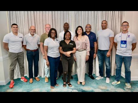 The Caribbean Shipping Association’s Board of Trustees share lens time following the conclusion of their collateral meeting on Sunday, May 19, ahead of the Caribbean Shipping Executives’ Conference.