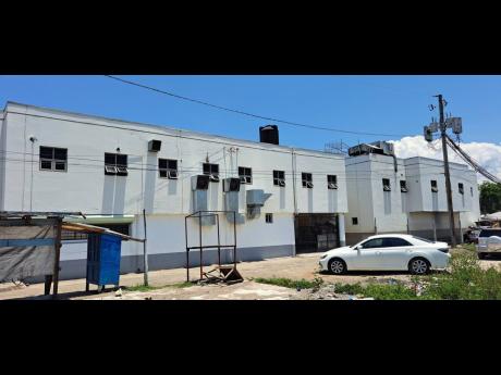 The seemingly still-unoccupied building in Annotto Bay, St Mary, which was rented by the Tax Administration Jamaica over three years ago. The photograph was taken in April 2024.