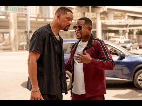 This image released by Sony Pictures shows Will Smith (left) and Martin Lawrence in ‘Bad Boys: Ride or Die’.