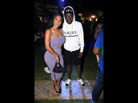 Dancehall vet Beenie Man (right) and his lady love, fiancée businesswoman Camille Lee. 