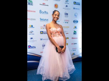 Before her company won the ‘Best of Chamber Small Enterprise Award’, Khalia Hall, Esirom’s sustainability manager, showed off her dainty pink tulle dress.