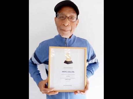
Reggae legend Ansel Collins received his first Grammy certificate, after nearly four decades, earlier this year.