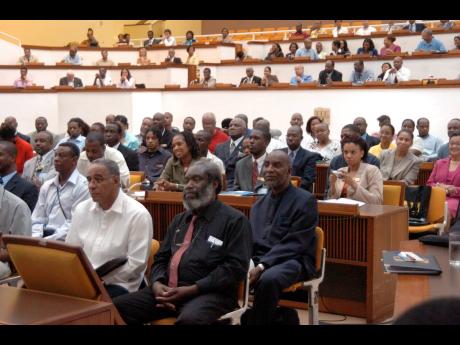 In this file photo, as section of participants are seen at the Diaspora Conference at Jamaica Conference Centre, downtown Kingston