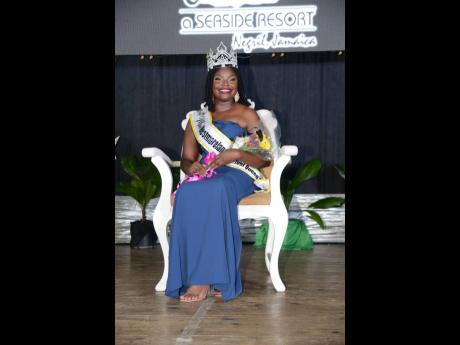 Miss Westmoreland Festival Queen 2024, Sherona Small, is prepared to work with at-risk youth in schools and the wider community of Grange Hill, Westmoreland, through her community project, Speak Up, Get Help Your Voice Matters.