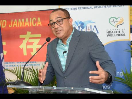 Minister of Health and Wellness Dr Christopher Tufton. 