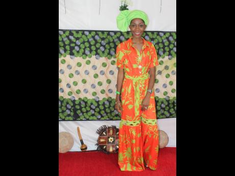 Jamaican Shaneek Clarke-Johnson was the hot favourite in the ‘best female attire’ contest at the July 2023 launch of the Alliance of Yorubas in Jamaica.