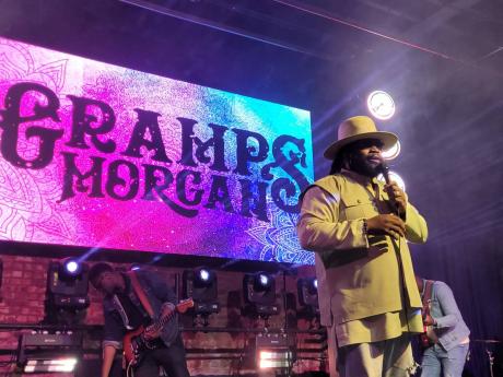 left: Gramps Morgan delivered a memorable performance at the Crown Hill Theater in Brooklyn last weekend.