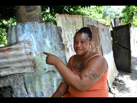 Tanisha Rowe said that after experiencing previous flooding in Bamboo River, she would not be chancing it there as the hurricane passes today.