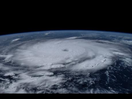 This image provided by NASA shows Hurricane Beryl from the International Space Station on Sunday, July 1. 