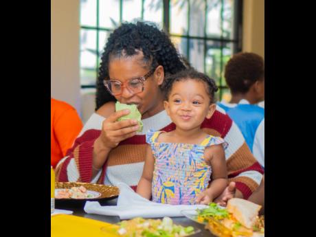 This beautiful mother-daughter moment, brought to you by Rhonea Foster and her baby, K’seanna Orridge, shows the importance of developing healthy habits early and as a family.