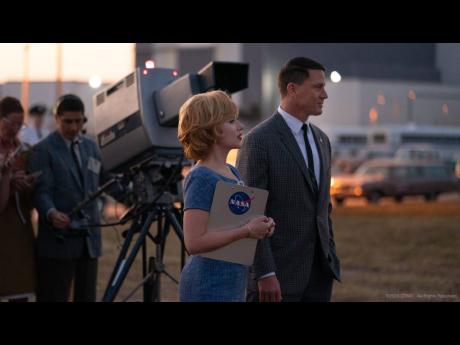 Scarlett Johansson and Channing Tatum in ‘FLY ME TO THE MOON’.