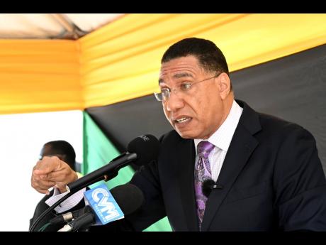 Prime Minister Andrew Holness