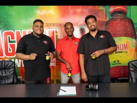 From left: ZJ Spectre, DJ Sisco and DJ Lank of Code Red Sound System are fired up and ready to compete at this year’s Reggae Sumfest Global Sound Clash in Montego Bay on Wednesday, July 17.