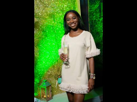 Gabrielle Waite, chief executive officer, Carnival Glam Hub, looking radiant in a ruffle hem and sleeve shift dress.