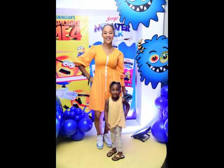 Barbie Mudahy (left), marketing coordinator, Seprod Group, also took niece Amira Salmon to the ‘Despicable Me 4’ premiere. 