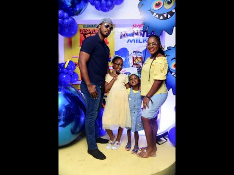 The Cuffs were out and about for the  Monster Milk ‘Despicable Me 4’ premiere. They are (from left) Brian Cuff, little BreéAh-Marie and Bella-Renée and Basillia. 