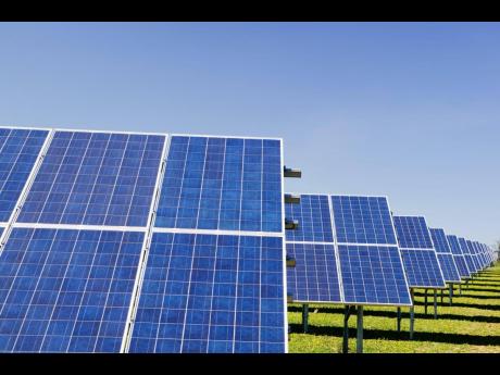 A representational image of solar panels.