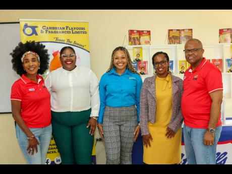 Members of the CFF team are pictured alongside executives of Archer Daniels Midland (ADM) following the successful close to the 2024 ADM-JF Mills Baking Seminar. From left: Donna-Kaye Sharpe, ADM regional trade and distribution manager; Joddian Howard, sen