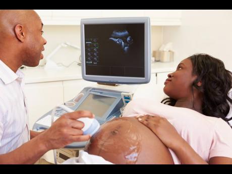 Representational image of a pregnant woman getting an ultrasound.