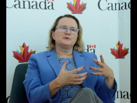 Emina Tudakovic, outgoing Canadian high commissioner to Jamaica.