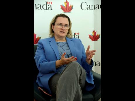 Emina Tudakovic, outgoing Canadian high commissioner to Jamaica.